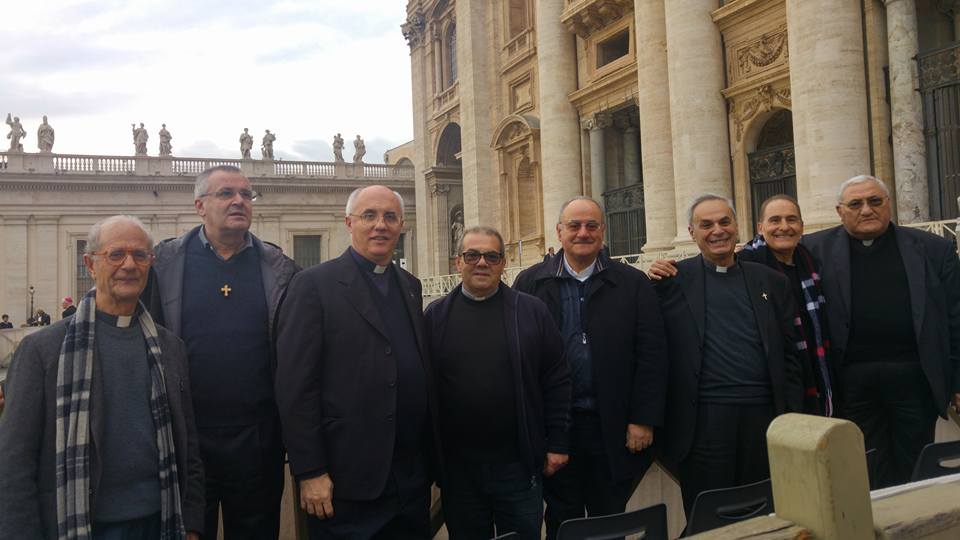 Membri del nuovo Consiglio nazionale. Manca don Massimo Goni e il Presidente Mons. Mansi